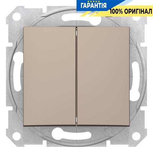 Выключатель 2-кл проходной цвет титан «Sedna» Schneider Electric SDN0600168