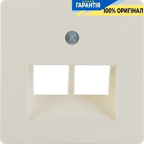 Накладка для розетки UAE/E-DAT, белая S.1/ARSYS Berker 146902