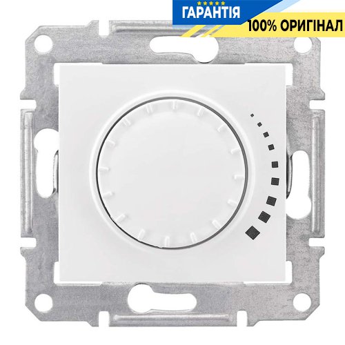 Светорегулятор поворотный индуктивный цвет белый Sedna Schneider Electric SDN2200521