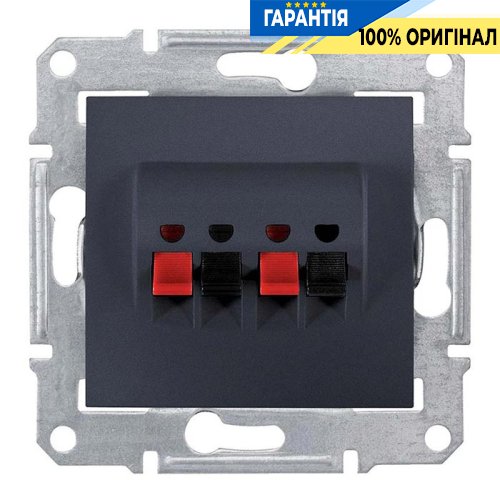 Аудиорозетка графит Sedna Schneider Electric SDN5400170