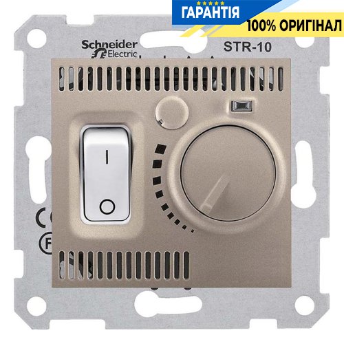 Термостат комнатный цвет титан «Sedna» Schneider Electric SDN6000168