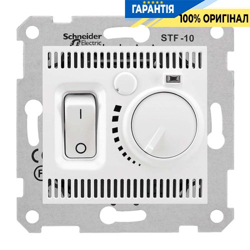 Терморегулятор для теплої підлоги (білий) Sedna Schneider Electric SDN6000321
