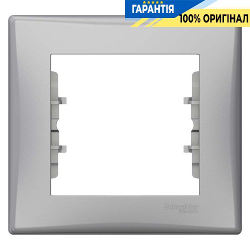 Рамка 1-а (алюміній) Schneider Electric Sedna SDN5800160