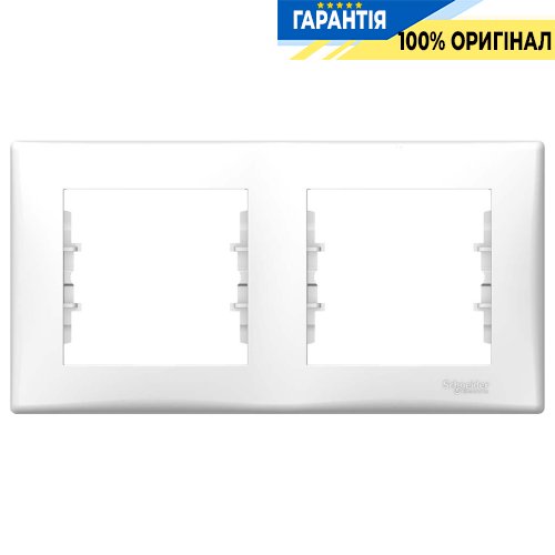 Рамка 2-я горизонтальная цвет белый Sedna Schneider Electric SDN5800321