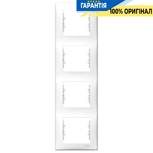 Рамка 4-а вертикальна (білий) Sedna Schneider Electric SDN5802021
