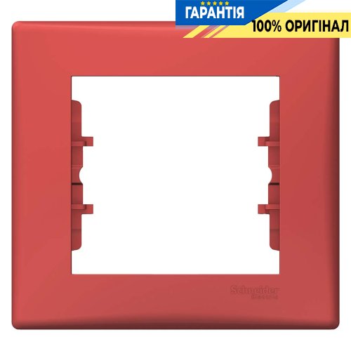 Рамка 1-я цвет красный Sedna Schneider Electric SDN5800141