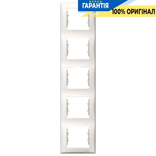 Рамка 5-а вертикальная цвет слоновая кость Sedna Schneider Electric SDN5801523