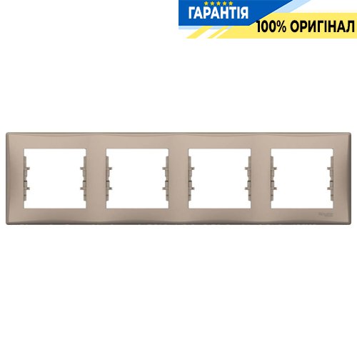 Рамка 4-а (титан) «Sedna» Schneider Electric SDN5800768