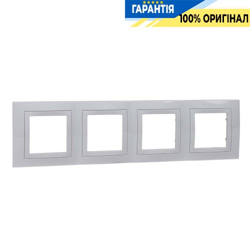 Рамка 4-я Schneider Electric MGU2.008.18 Unica «Basic», цвет белый