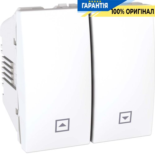 Выключатель 2-кл 2-м. "жалюзи" Unica белый Schneider Electric MGU3.208.18