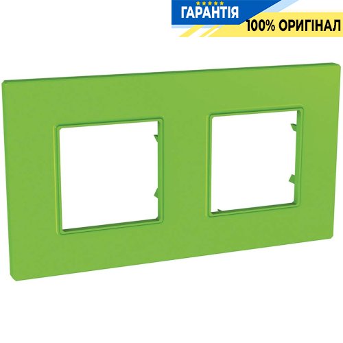 Рамка 2-а Schneider Electric Unica «Quadro» MGU4.704.28, колір Bio