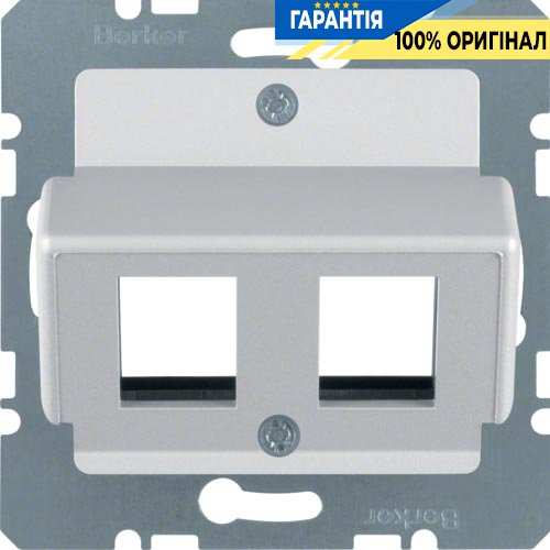 Накладка для модулей AMP, алюминий B.3/B.7 GLAS/K.1 Berker 14631404