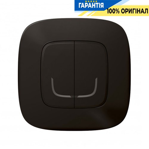 Умный беспроводной выключатель 2-кл. Legrand Valena Allure with Netatmo 752887, антрацит