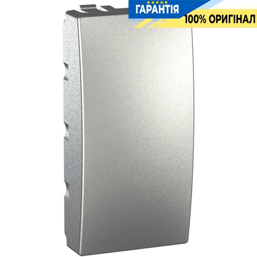 Заглушка 1-модуль "Алюміній" Schneider Electric MGU9.865.30