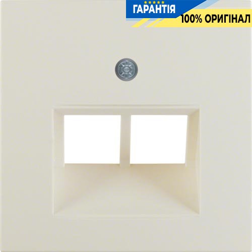 Накладка для розетки UAE / E-DAT, біла Berker S.1 14098982