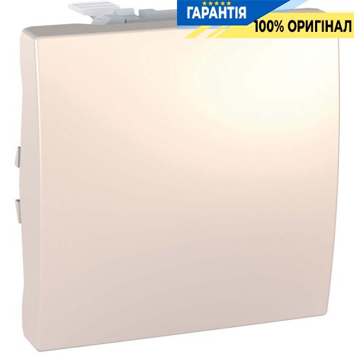 Вимикач 1-кл, 2-м. Unica "слонова кістка" Schneider Electric MGU3.201.25
