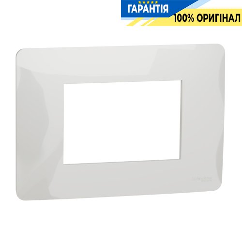Рамка 3-модульная, UNICA MODULAR, Schneider Electric NU210318, белая