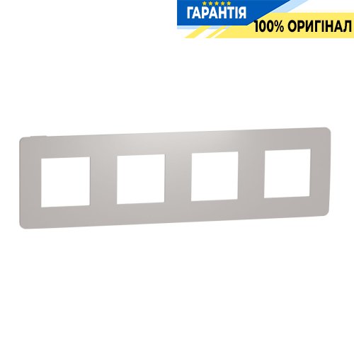 Рамка 4-поста, Schneider Electric Unica New Studio Color NU280824 шампань/белый