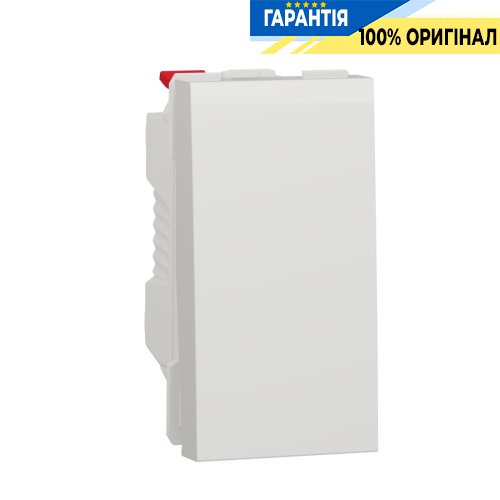 Выключатель 1-кл. сх.1, 10А 1-мод., Unica New, Schneider Electric NU310118, белый