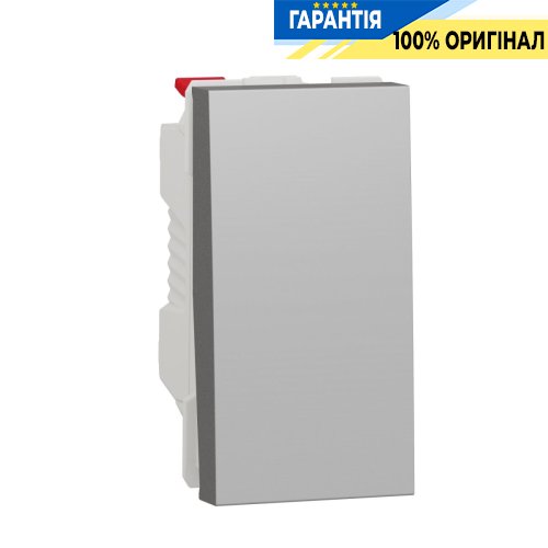 Выключатель 1-кл. сх.1, 10А, 1-мод., Unica New, Schneider Electric NU310130, алюминий