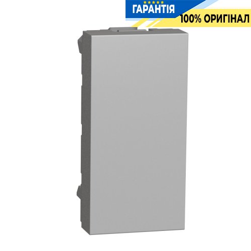 Заглушка 1-мод., Unica New, Schneider Electric NU986530, алюминий