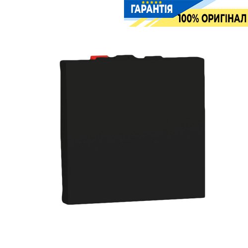 Заглушка 45х45, 2-мод., Schneider Electric Unica New NU986654, Антрацит