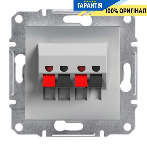 Аудиорозетка  «Asfora», (цвет алюминий) Schneider Electric EPH5700161