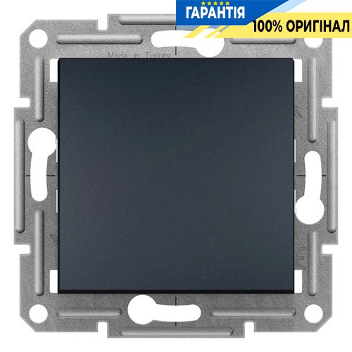 Выключатель самозажимной 1-кл «Asfora», (цвет антрацит) Schneider Electric EPH0100171