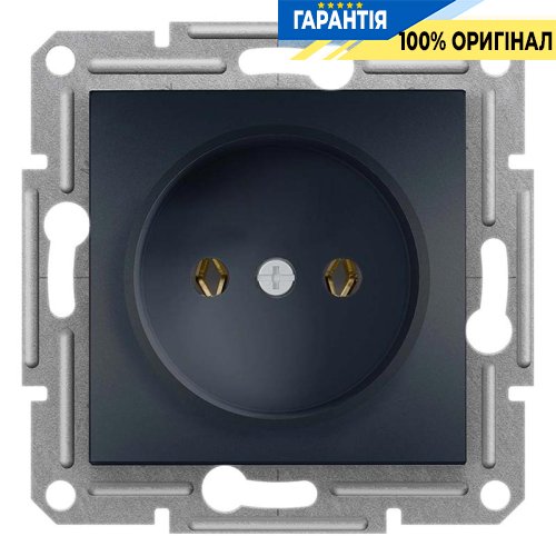 Розетка без заземления «Asfora», (цвет антрацит) Schneider Electric EPH3000171
