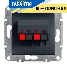 Аудиорозетка  «Asfora», (цвет антрацит) Schneider Electric EPH5700171