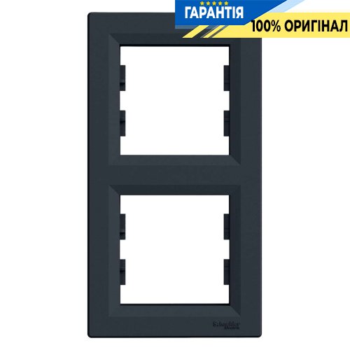 Рамка 2-а, вертикальная «Asfora» (цвет антрацит) Schneider Electric EPH5810271
