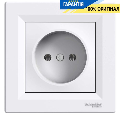 Розетка без заземляющего контакта Asfora, (белая) Schneider Electric EPH3000121