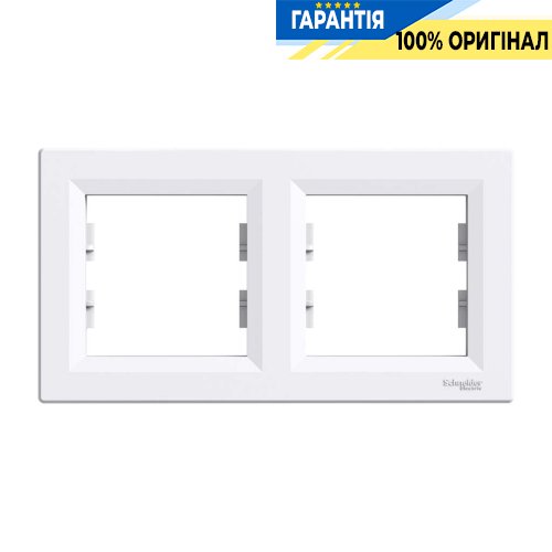 Рамка 2-м, горизонтальная Asfora, (белая) Schneider Electric EPH5800221