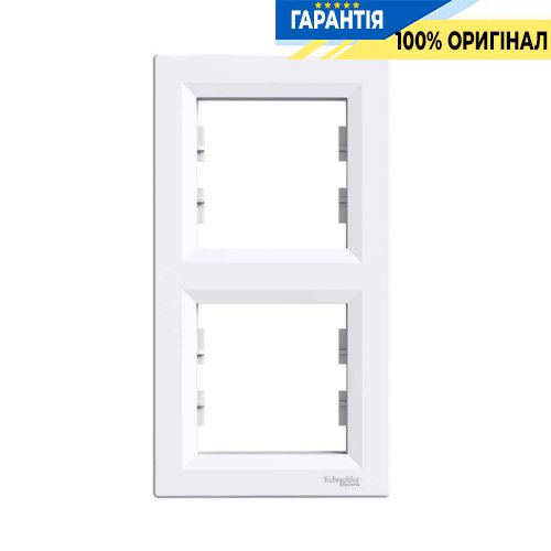 Рамка 2-м, вертикальная Asfora, (белая) Schneider Electric EPH5810221