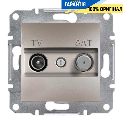 Розетка TV-R-SAT оконечная «Asfora», (цвет бронза) Schneider Electric EPH3400169