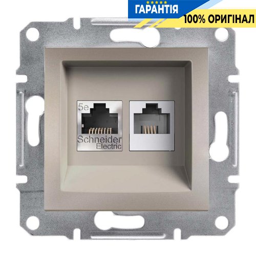 Розетка PC+TF «Asfora», (цвет бронза) Schneider Electric EPH4900169