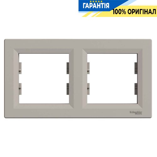 Рамка 2-а, горизонтальная «Asfora», (цвет бронза) Schneider Electric EPH5800269