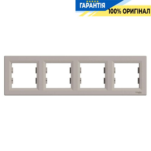 Рамка 4-а, горизонтальная «Asfora», (цвет бронза) Schneider Electric EPH5800469