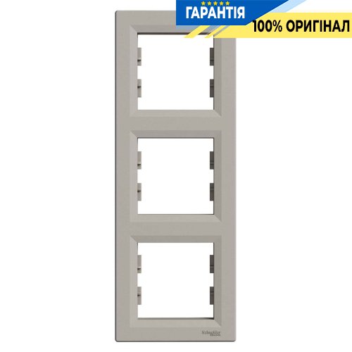 Рамка 3-а, вертикальная «Asfora», (цвет бронза) Schneider Electric EPH5810369