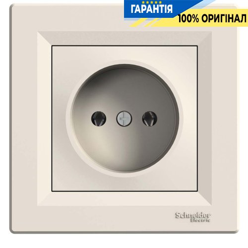 Розетка без заземлюючого контакту Asfora, (крем) Schneider Electric EPH3000123