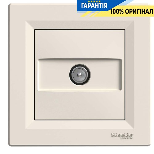 Розетка TV прохідна (8 дБ) Asfora, (крем) Schneider Electric EPH3200323