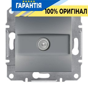 Розетка TV оконечная «Asfora», (цвет сталь) Schneider Electric EPH3200162