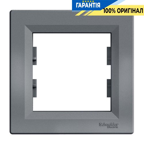 Рамка 1-а «Asfora», (цвет сталь) Schneider Electric EPH5800162