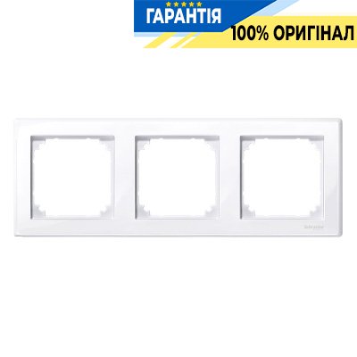 Рамка 3-местная Merten M-SMART MTN478325 активный белый