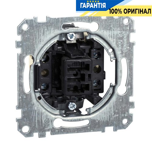Механизм выключателя 2-полюсного 1-клавишного 20А Merten MTN311201