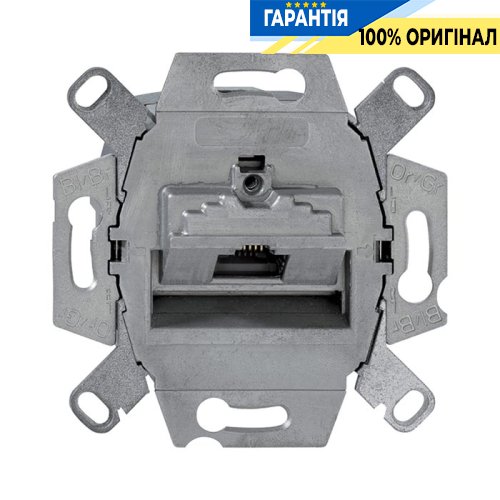 Механізм комп'ютерної розетки 1xRJ45 кат. 6, UTP Merten MTN4530-0000