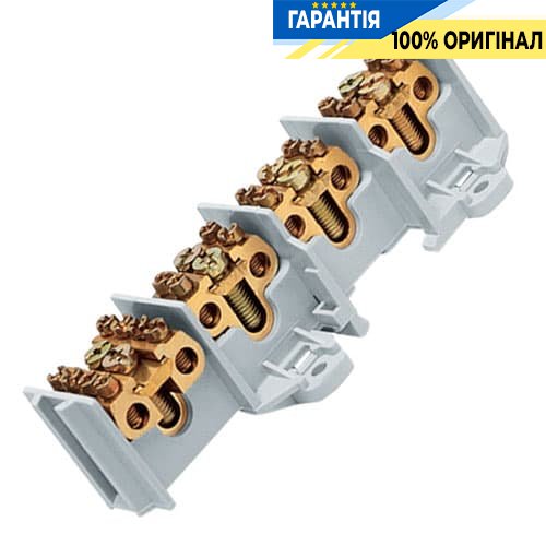 Вводно-распределительный клеммник 4-полюса,100А, 35мм2, din-рейка, Hager K65A