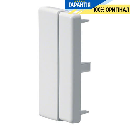 Торцева заглушка для кабельного каналу LFF 40x110 і 60x110, біла Hager LFF601169010