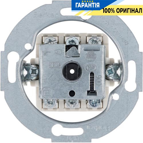 Кнопка поворотная 2-полюсная (механизм) 10А/250В «1930» «GLASSERIE» «PALAZZO» Berker 383800