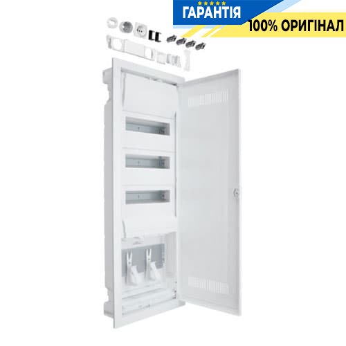 Мультимедийный щит Hager Volta.Hybrid VU603WWH в/у, 36 мод. + 1 панель, пластиковая дверь